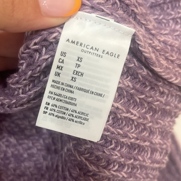 Boxy purple sweater - Picture 3 of 3